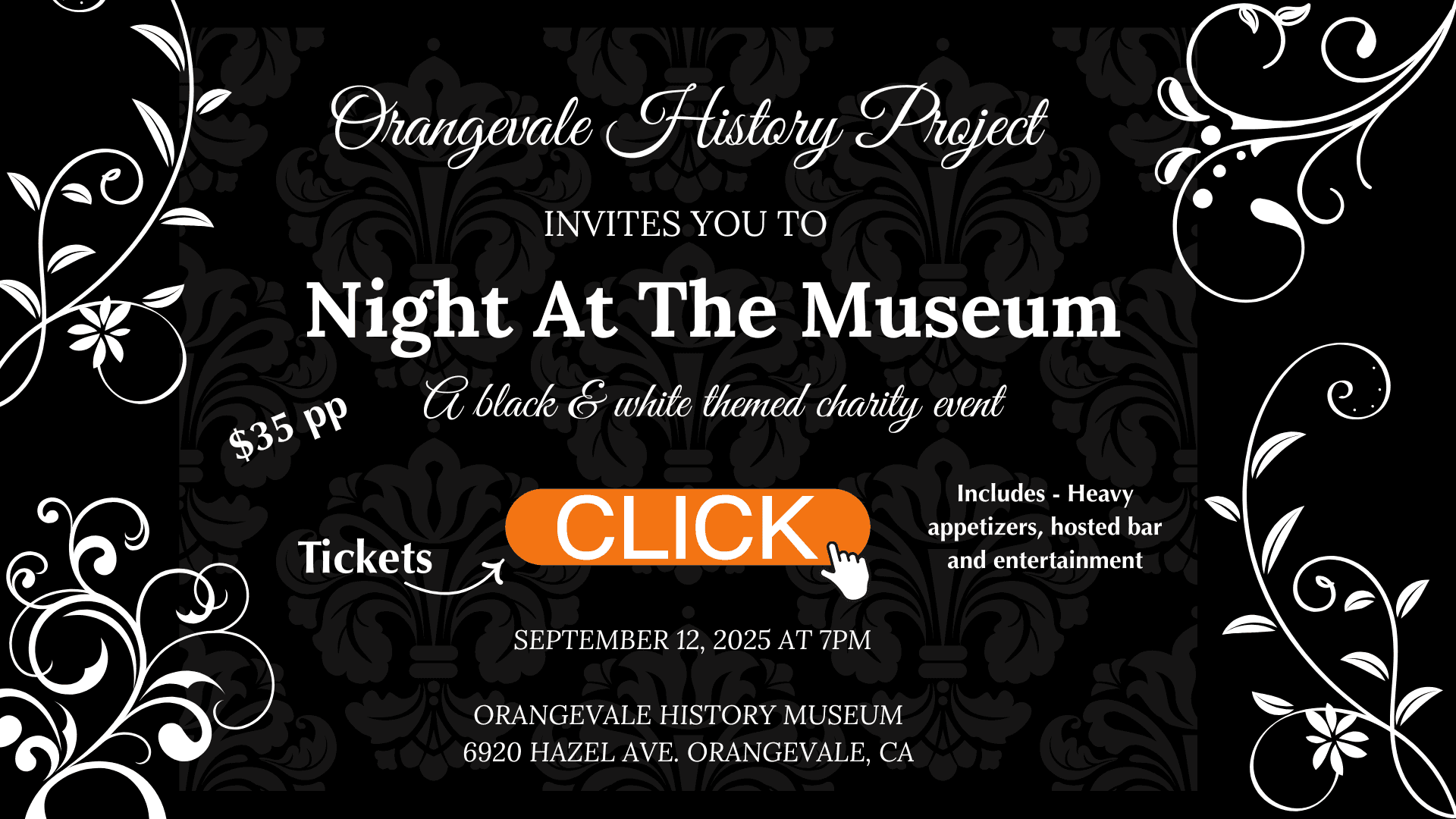 Night at the Museum Charity Event